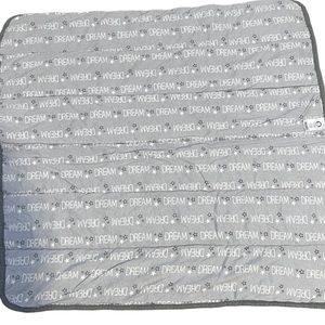 Gerber Gray Dream Cloud Moon Star Baby Blanket Organic Cotton Security Lovey